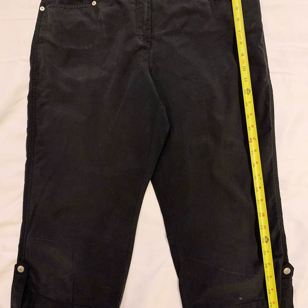 CHEROKEE | black capris, size 10, EUC